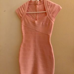 Bandage Dress Light Pink